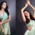Neha Shetty teases in green saree