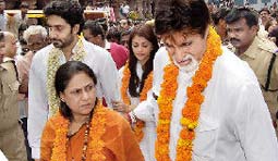 Big B cheats Srisailam temple?