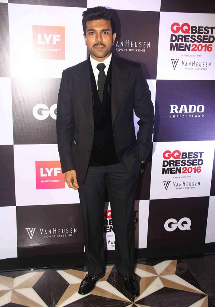 Ram Charan Stands in Top 15 of GQ Best Dressed Celebs, 2016