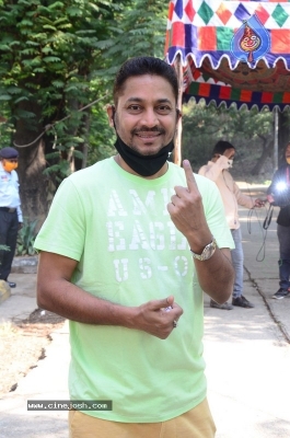 Celebrities cast their Vote GHMC Elections 01 - 7 of 36