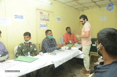 Celebrities cast their Vote GHMC Elections 01 - 15 of 36