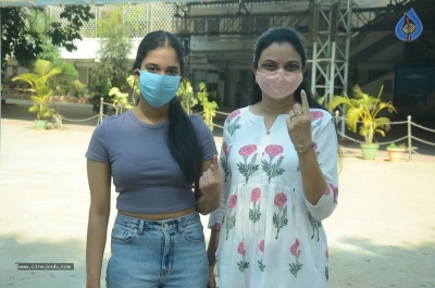 Celebrities cast their Vote GHMC Elections 02 - 12 of 57