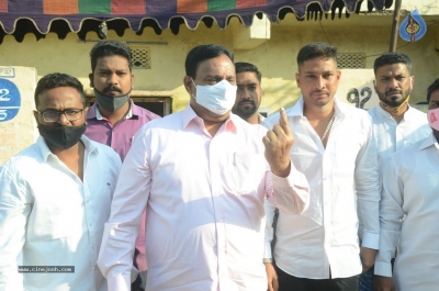 Celebrities cast their Vote GHMC Elections 02 - 46 of 57