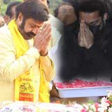 Nandhamuri Heros at NTR 28th Death Anniversary