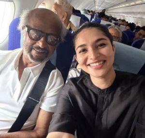 Upcoming actress fan moment with Super Star