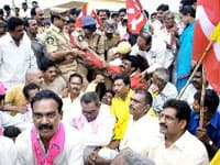 TRS supporters siege Danam's house