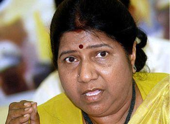 Rajkumari held for protest before Assembly
