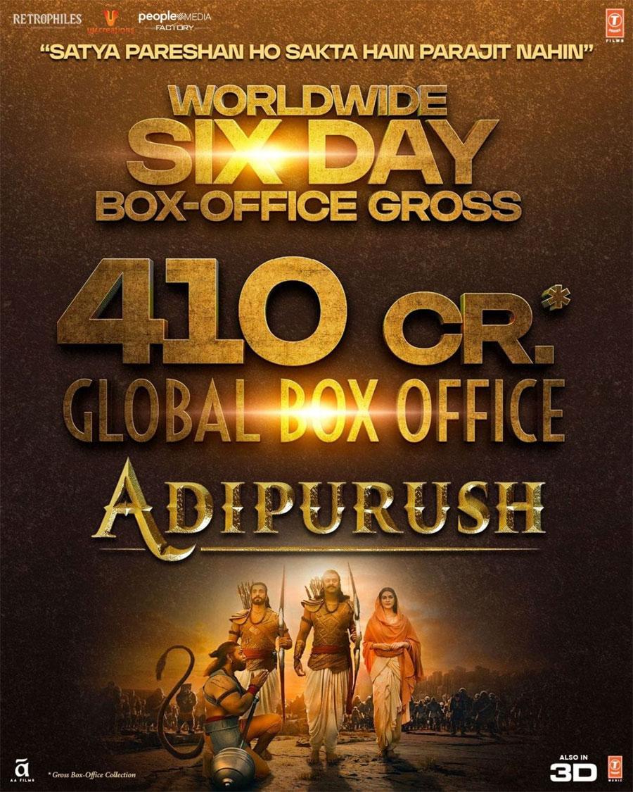 Adipurush 6 Days Collections