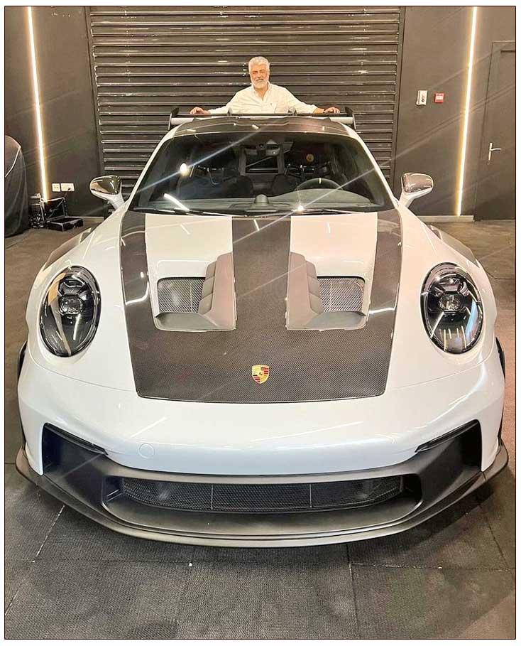 Ajith Kumar purchased brand new Porsche