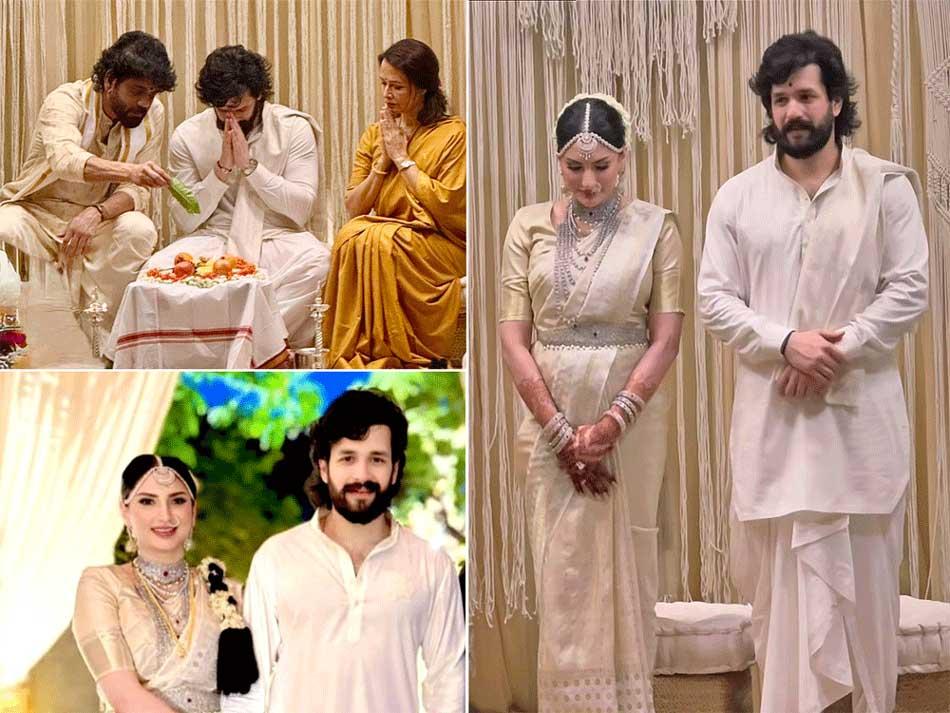 Akhil Akkineni Gets Married In An Intimate Ceremony