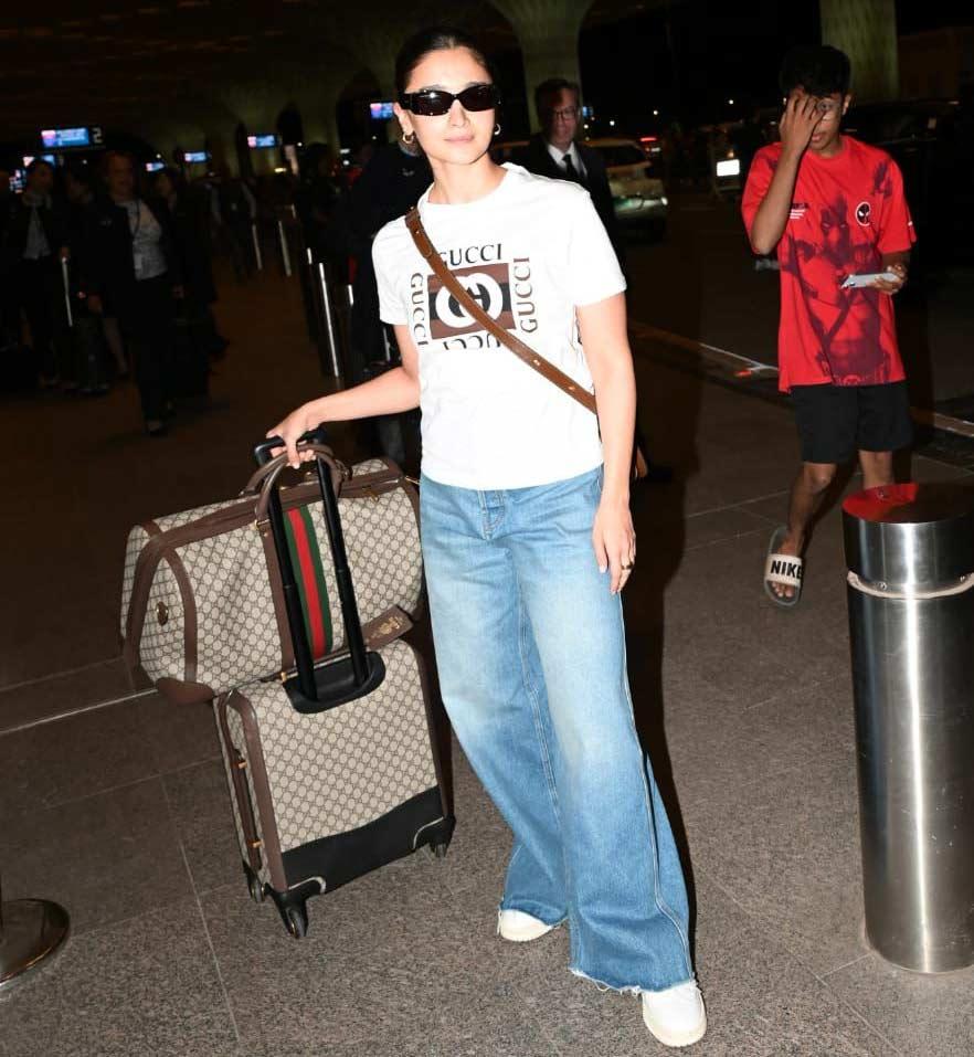 Alia Bhatt leaves for London for Gucci