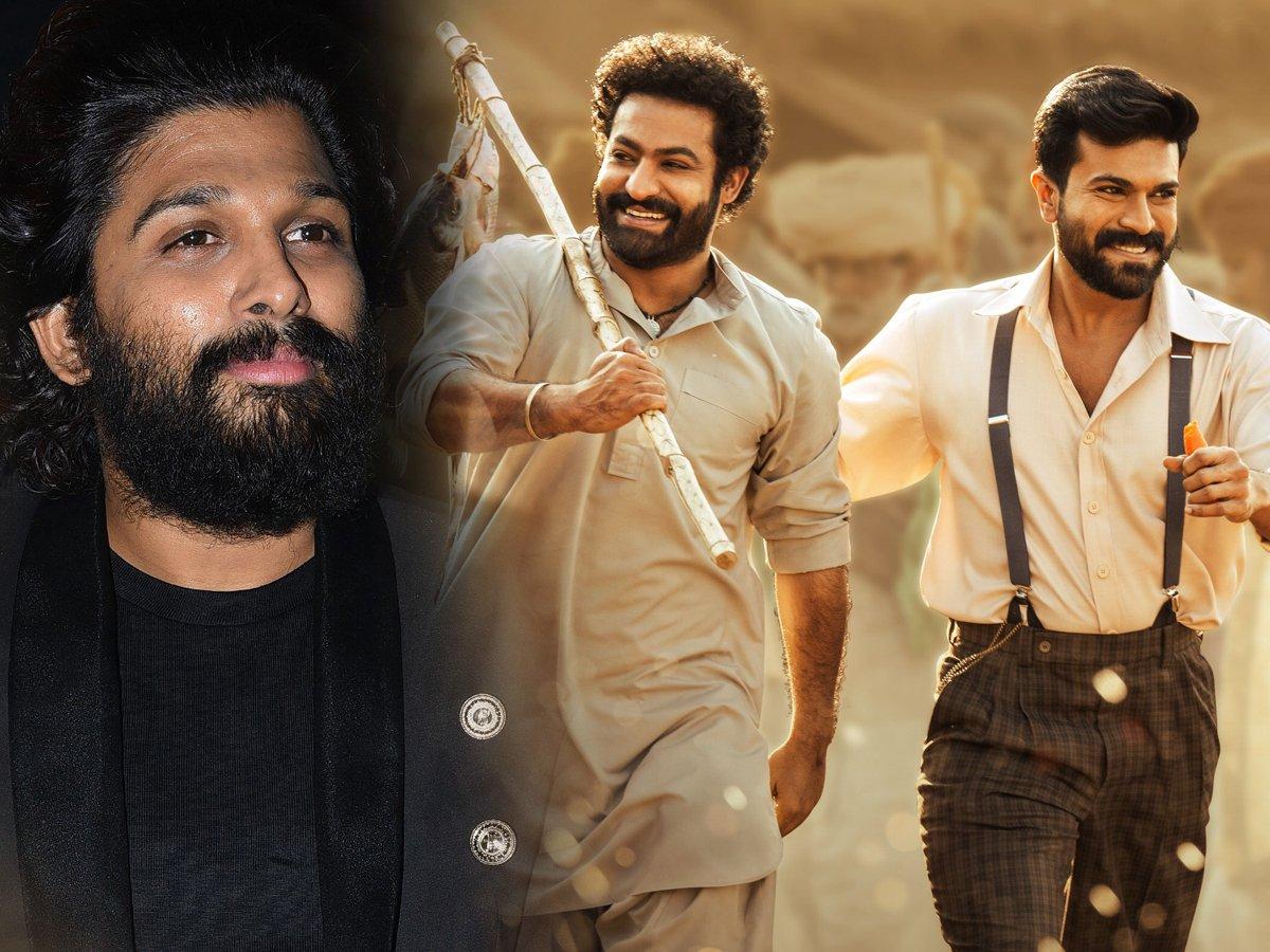 Allu Arjun bowled by RRR vision