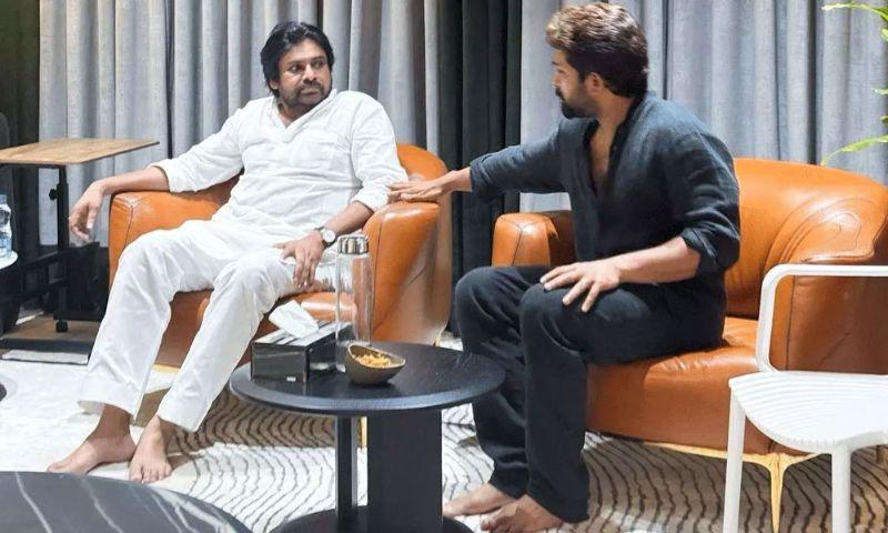 Allu Arjun secret meeting with Pawan Kalyan