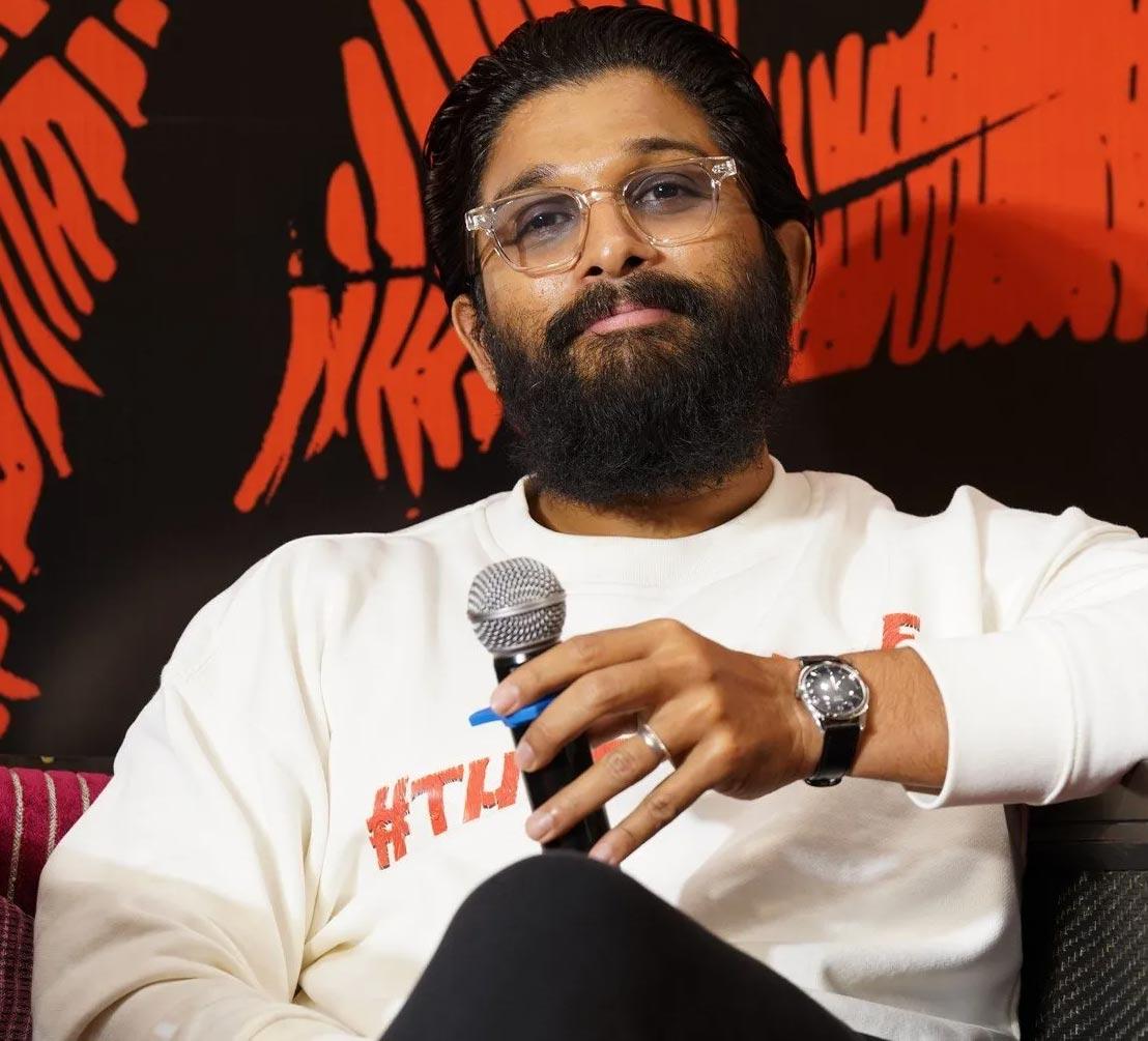 Allu Arjun turns serious