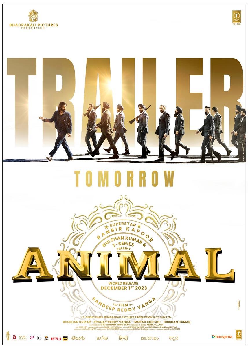 Animal To Roar From Tomorrow Onwards