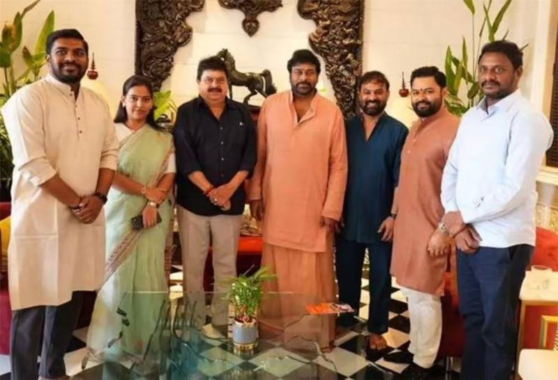 AP BJP chief Ramchander Rao meets Megastar