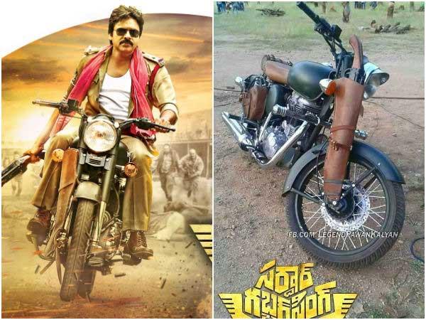 'Sardaar Gabbar Singh's Stylish Bike's Leaked Pic