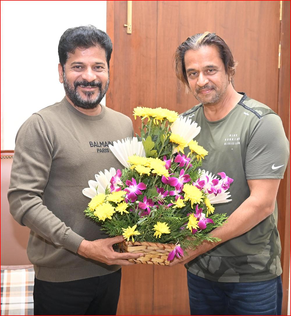 Action King Arjun meets CM Revanth Reddy