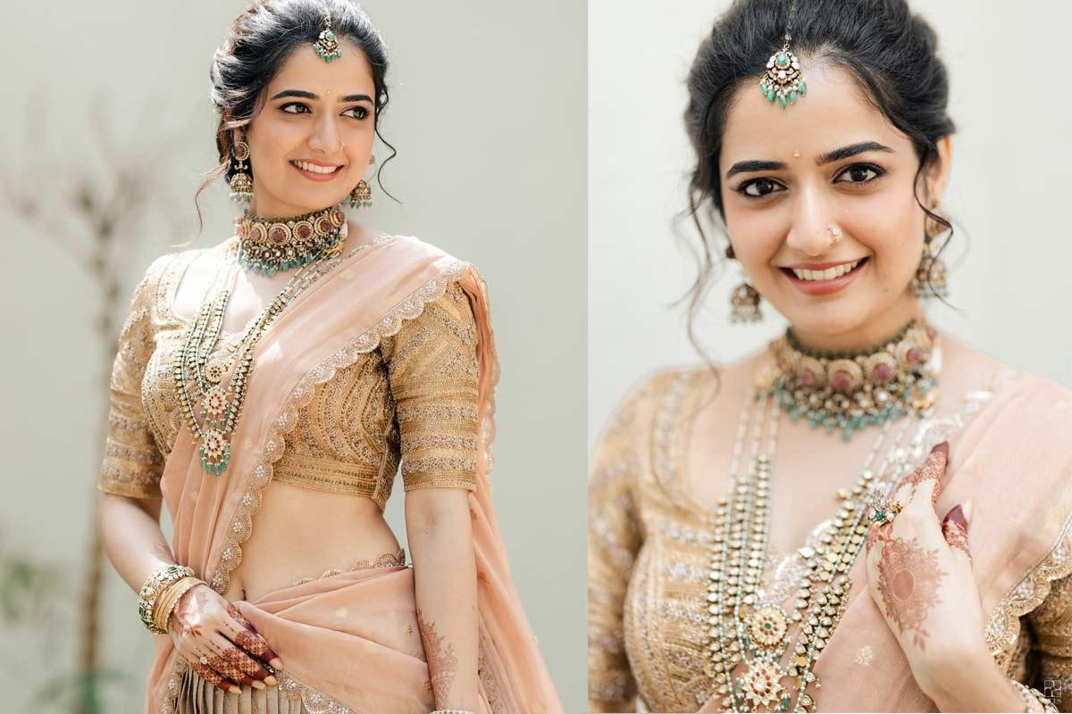 Ashika Ranganath floors all in traditional attire
