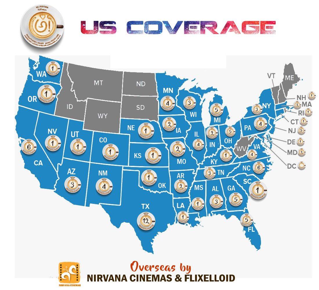Traffic Representation of AWE USA Locations