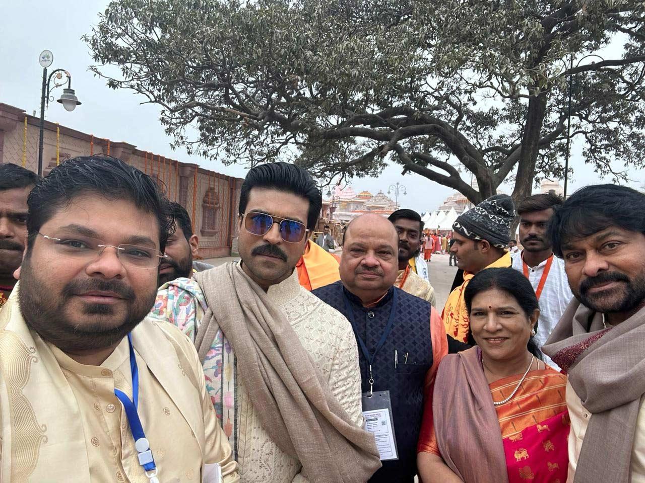 Mega Heroes turn spiritual for Ayodhya Ram Mandir