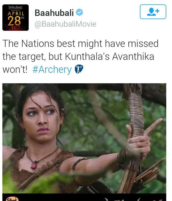 Baahubali Team's Publicity Craze Target Archers?