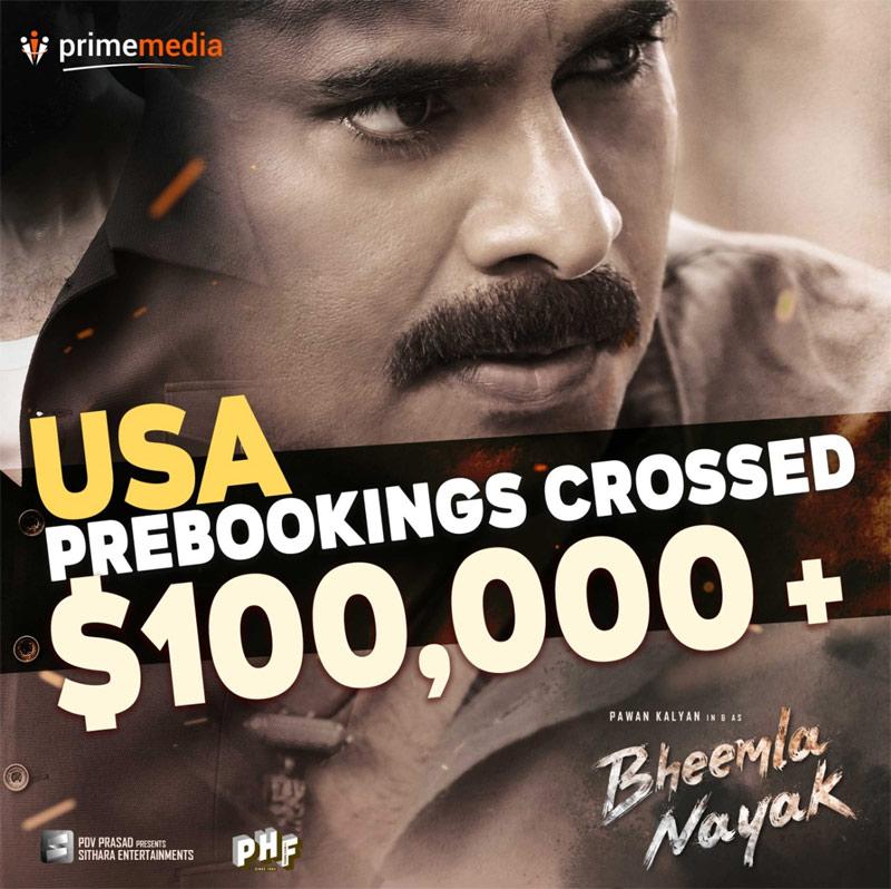 Sensational craze for Bheemla Nayak in the USA