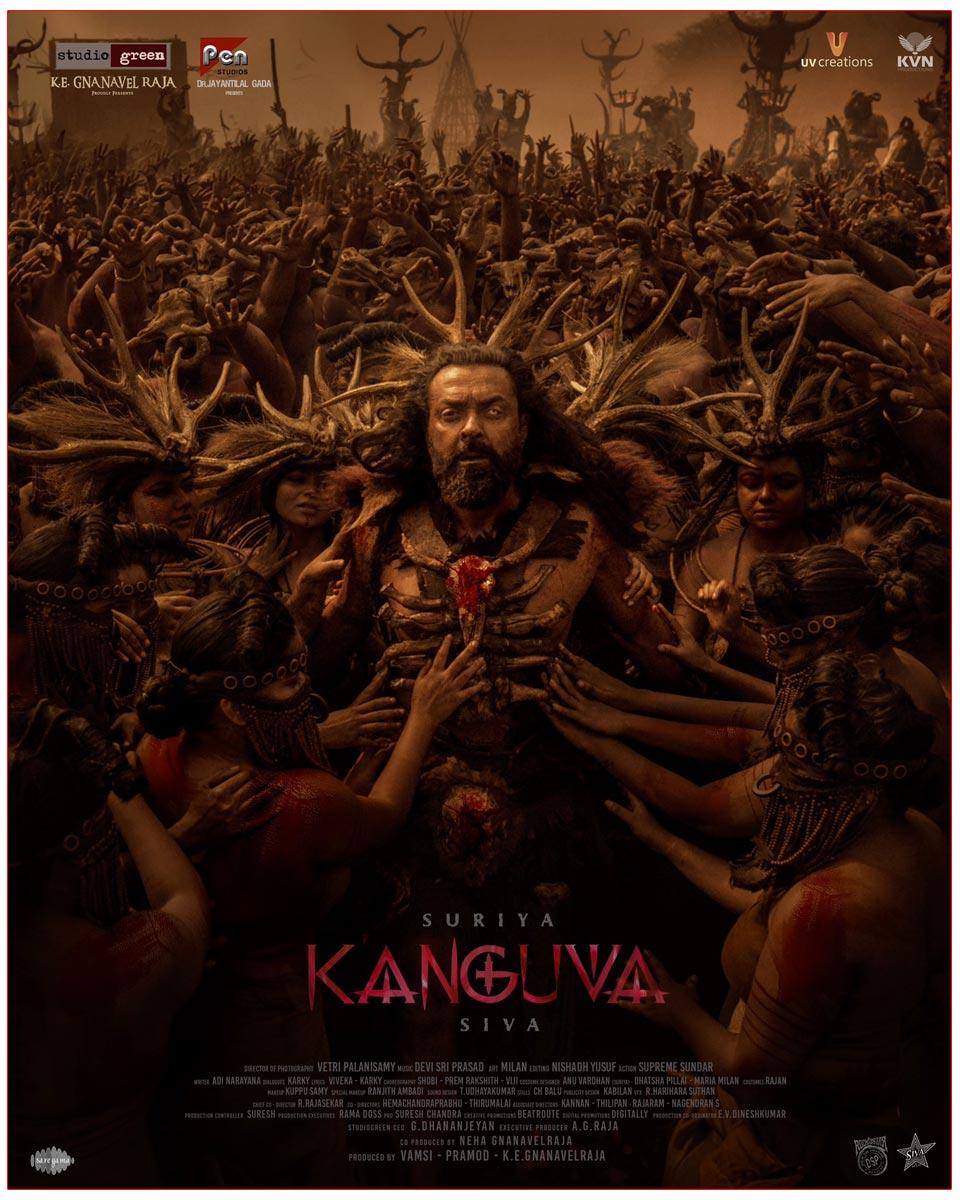 Bobby Deol Menacing Look From Suriya Kanguva