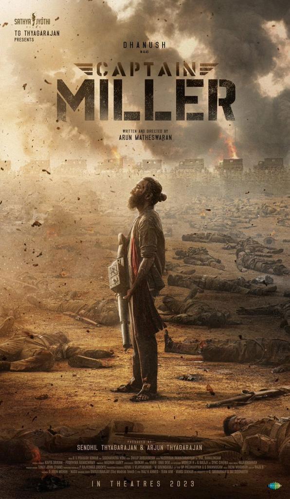 Captain Miller: Dhanush sports a bloody look