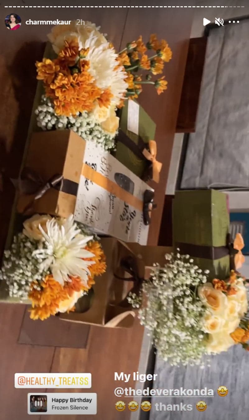 VD sends Birthday goodies to Charmme