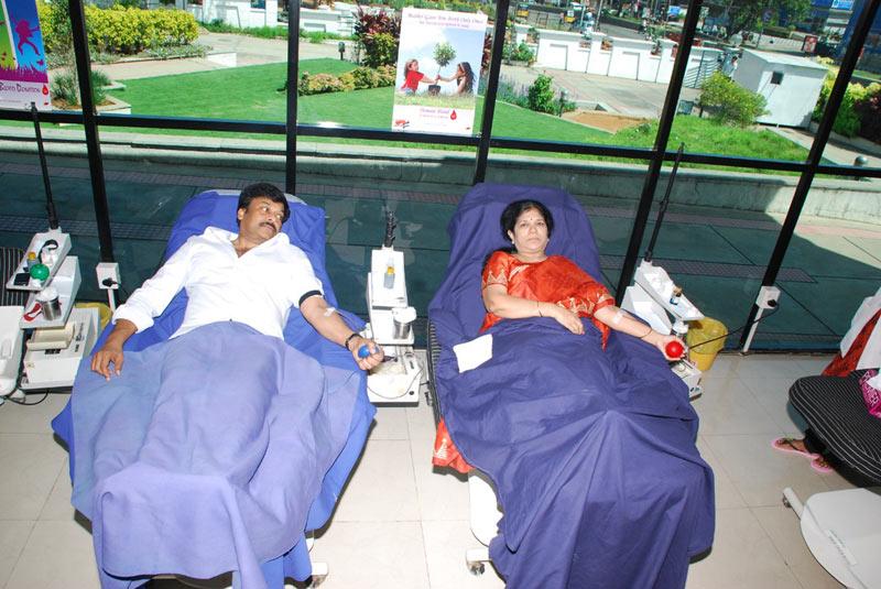 Chiranjeevi's gesture on World Blood Donors Day