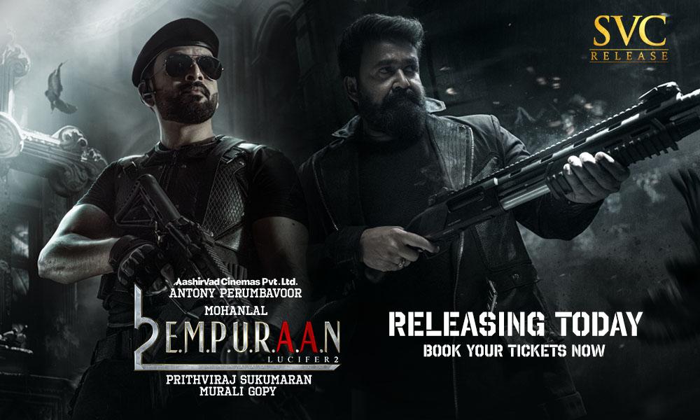 Empuraan Leads This Week Releases In Book My Show