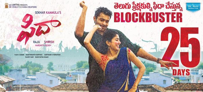 Fidaa 24 Days Collections