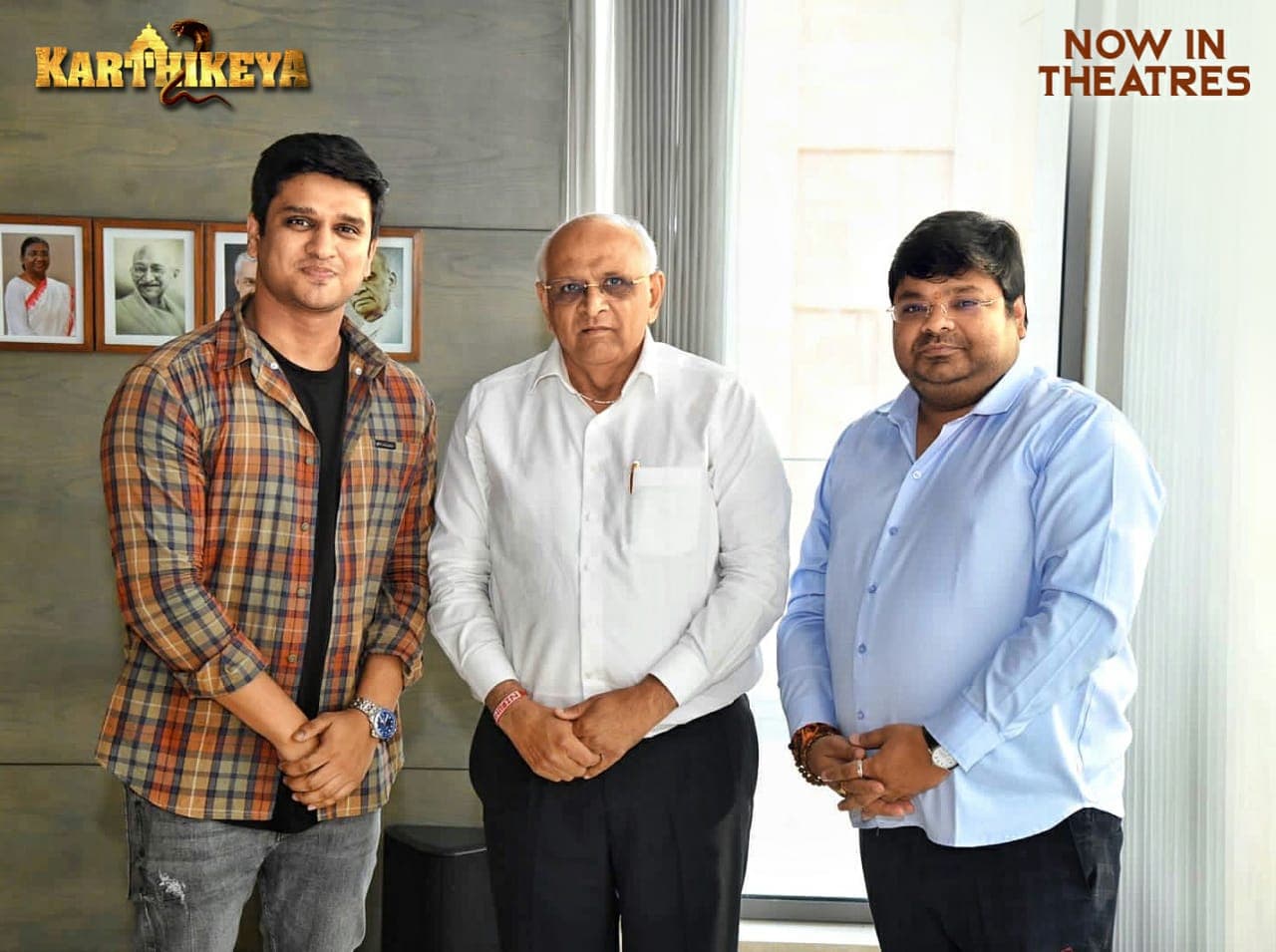 Gujarat CM appreciates Karthikeya 2