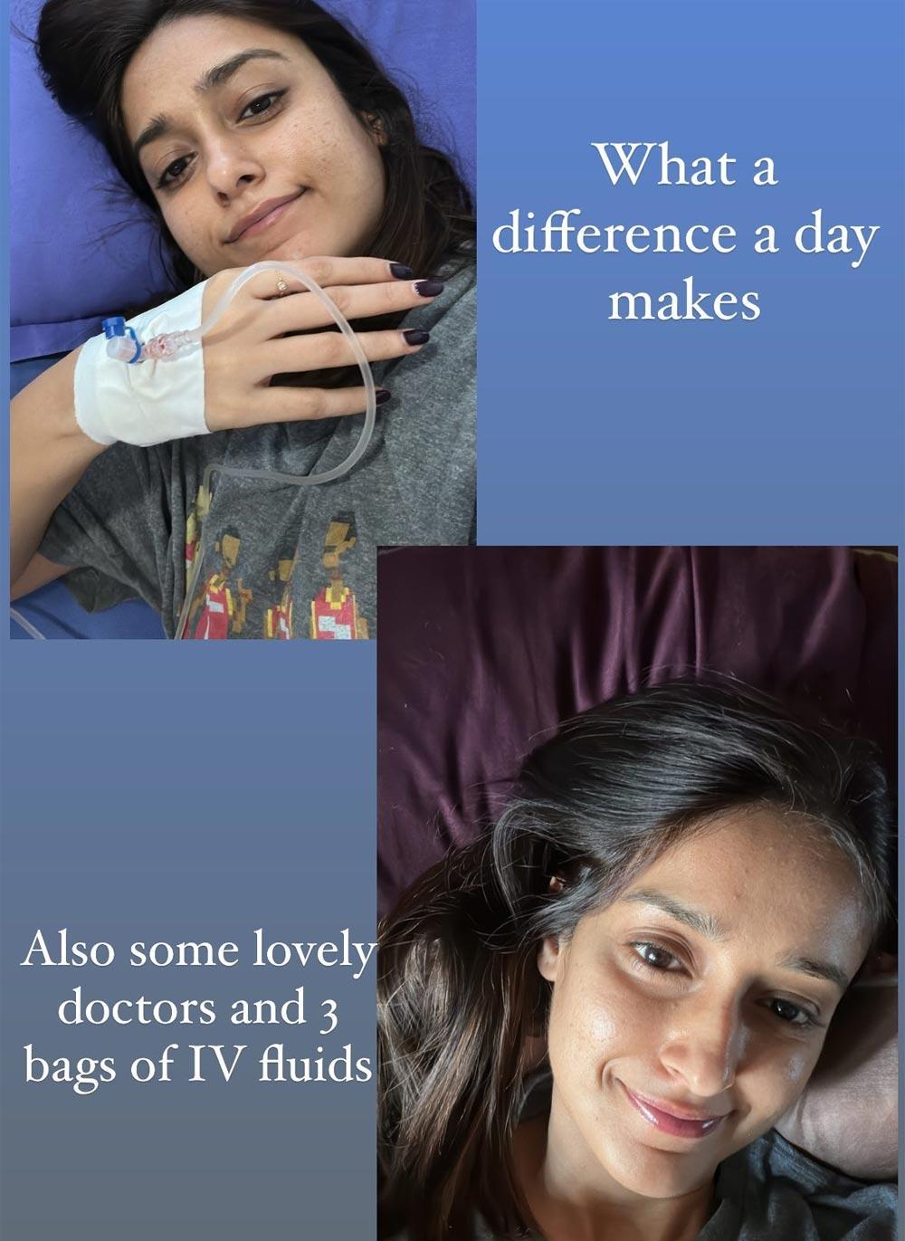 Ileana Posts Her Pics From Hospital