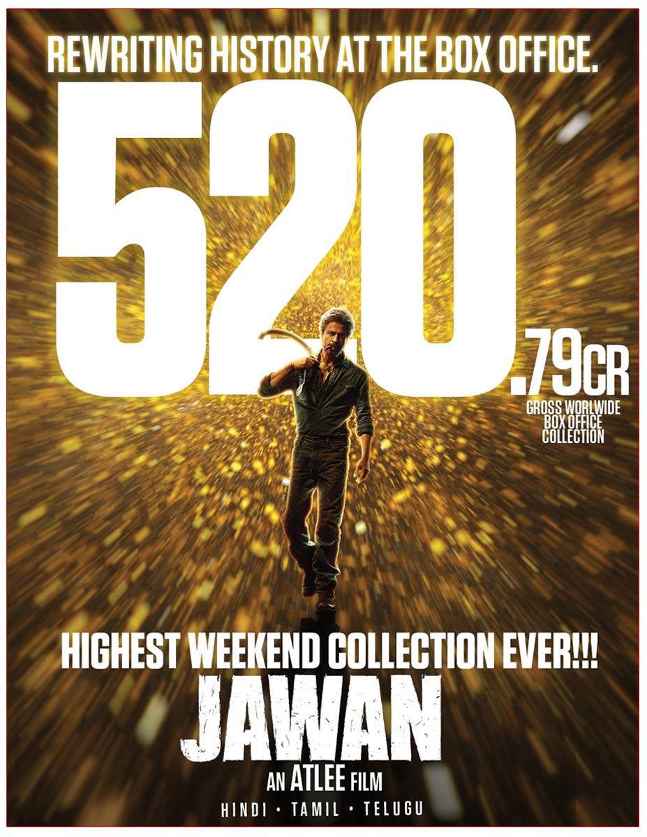 Jawan Becomes Fastest Film To Join 500 Crore Club