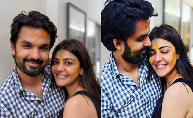 Kajal's First Holi After Marriage