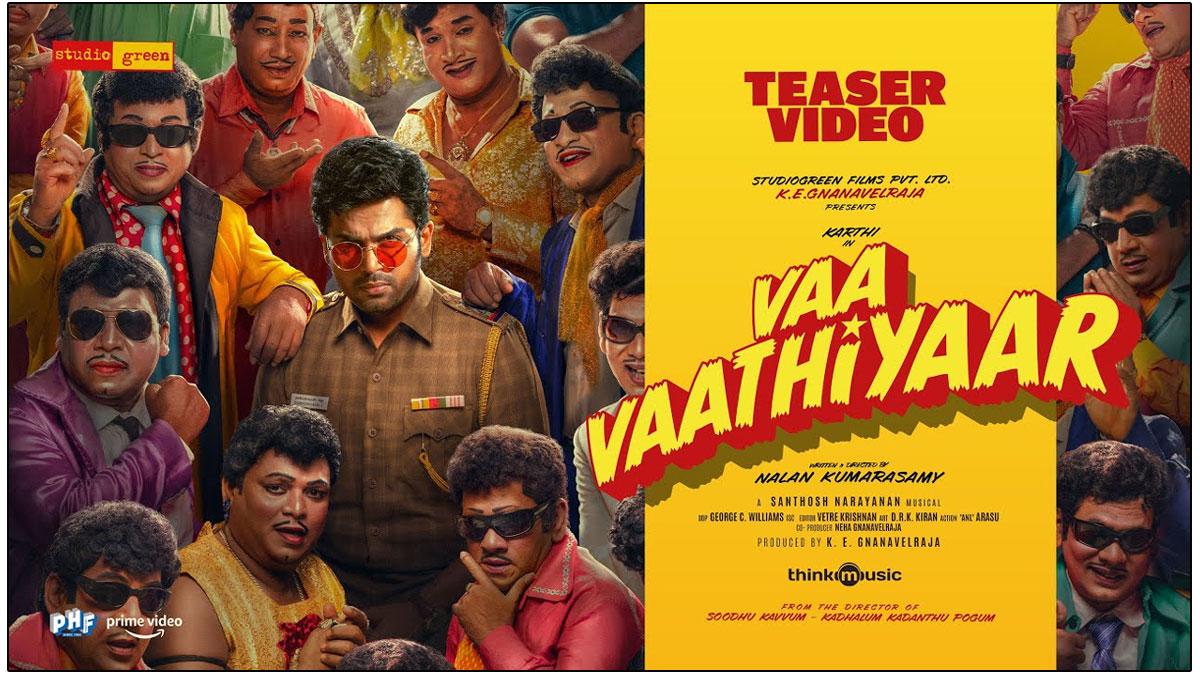 Karthi Vaa Vaathiyaar Teaser Review