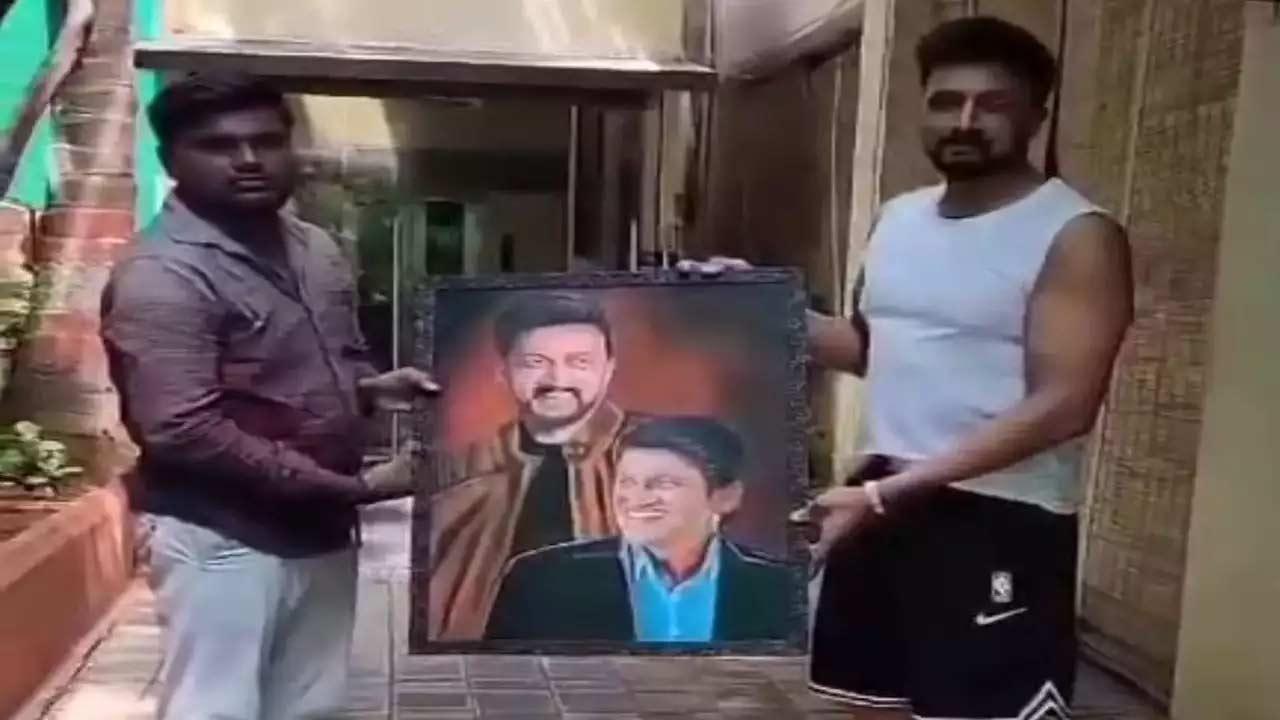 Kiccha Sudeep delights a disabled fan