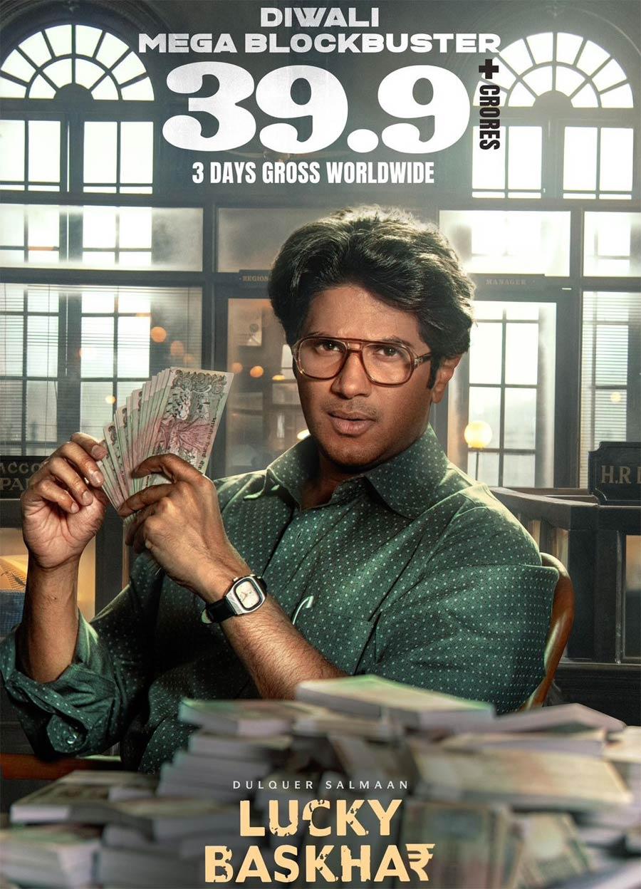 Dulquer Salmaan Lucky Baskhar Three Days Worldwide Collection