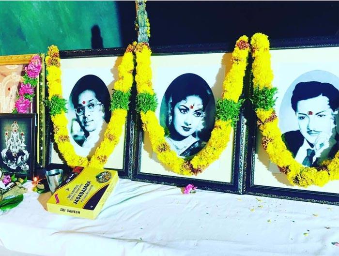 Savithri In Between Legends!