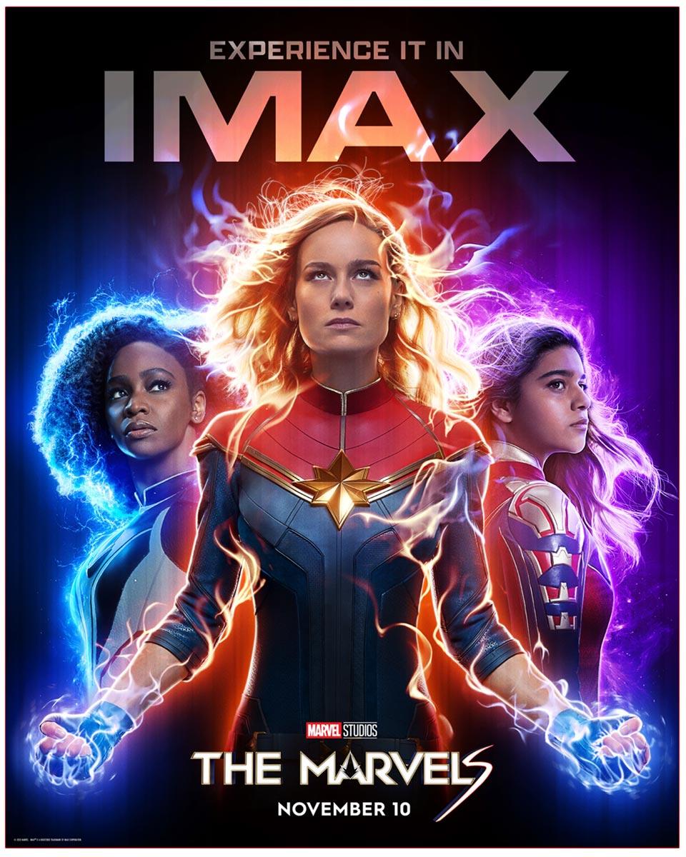 The Marvels New IMAX Poster Drives All Crazy