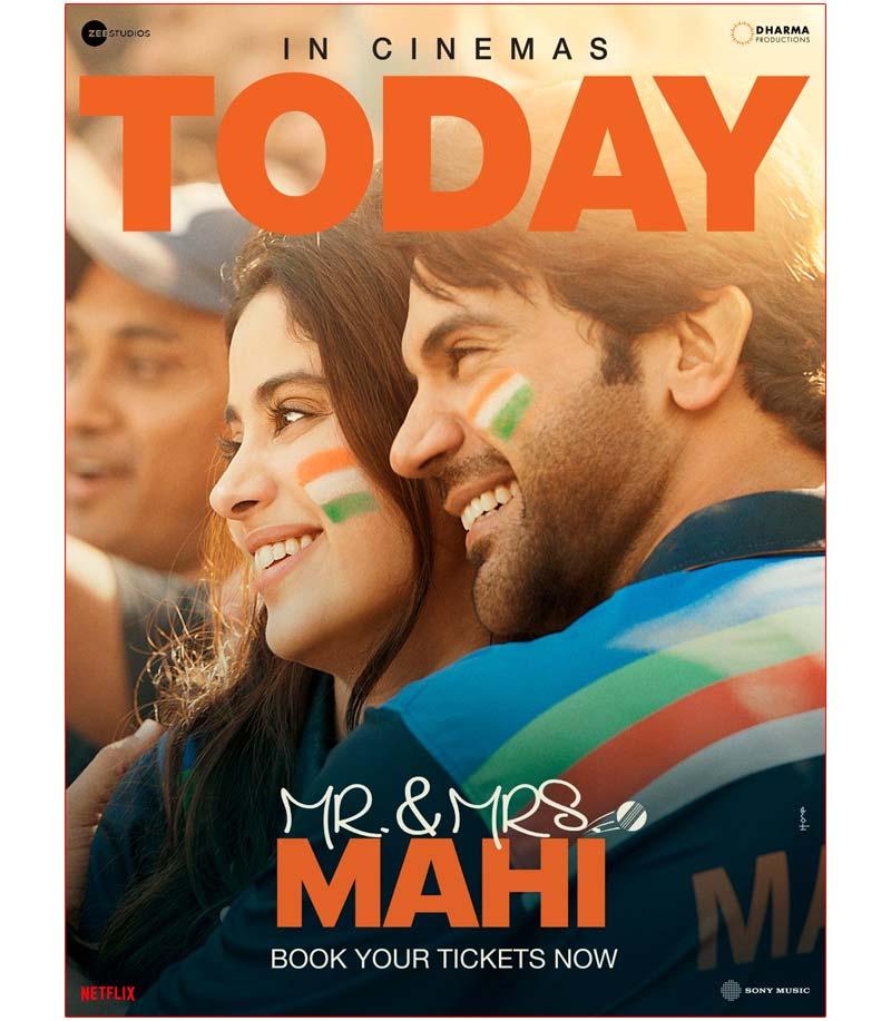 Mr. &amp; Mrs. Mahi Movie Review