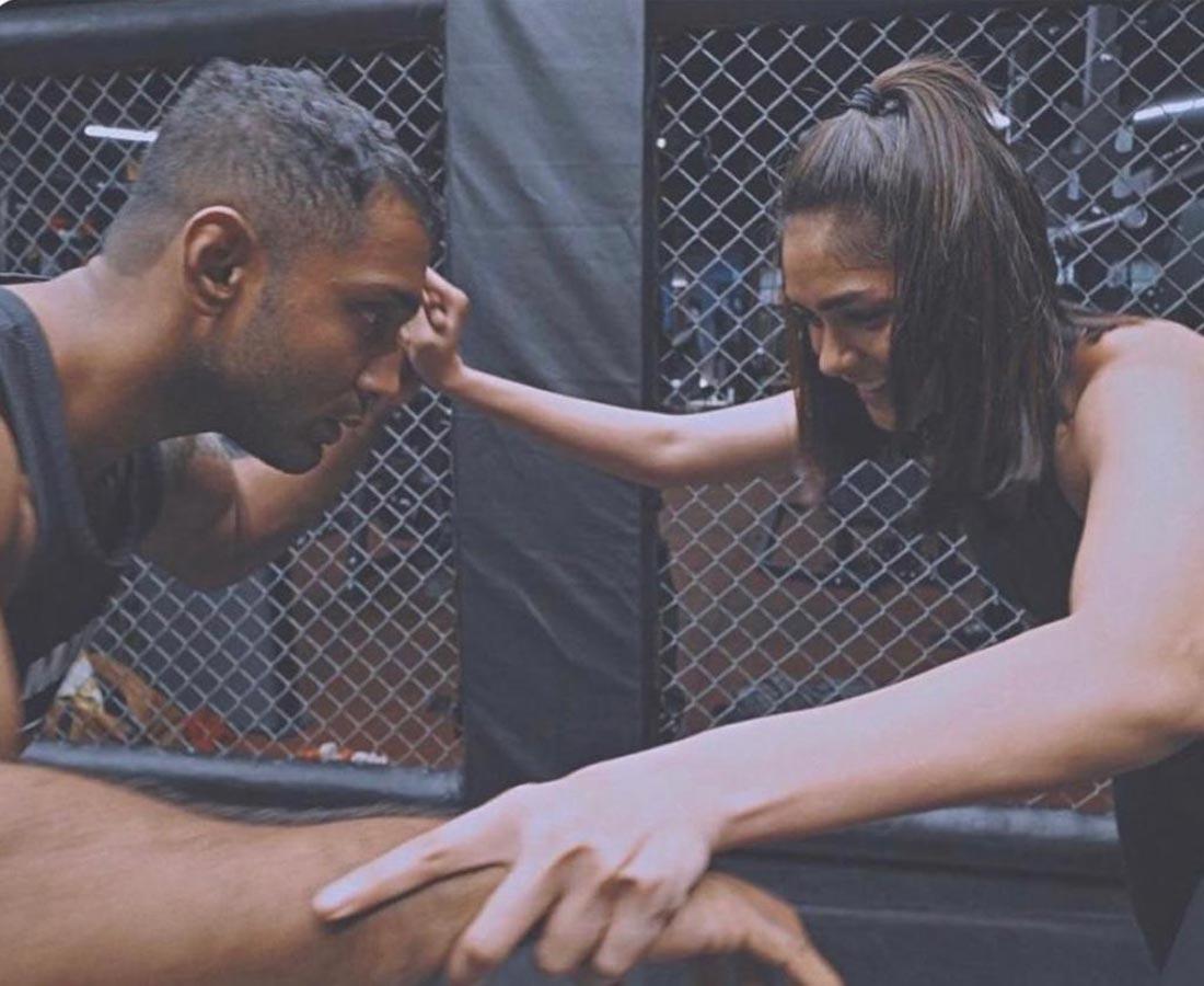 Mrunal Thakur Stays Fit With Mixed Martial Arts