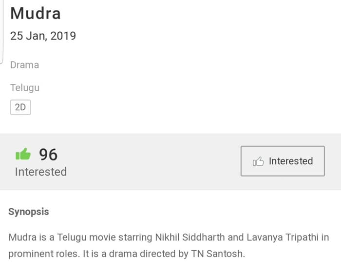 Mudra This Week, Nikhil Too Shocked