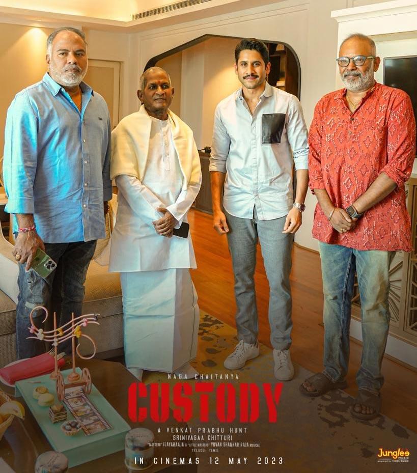 Custody Team Meets Legendary Maestro Ilaiyaraaja