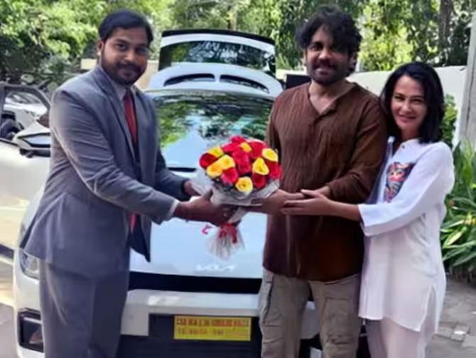 Nagarjuna Brings Home A Swanky Kia EV6
