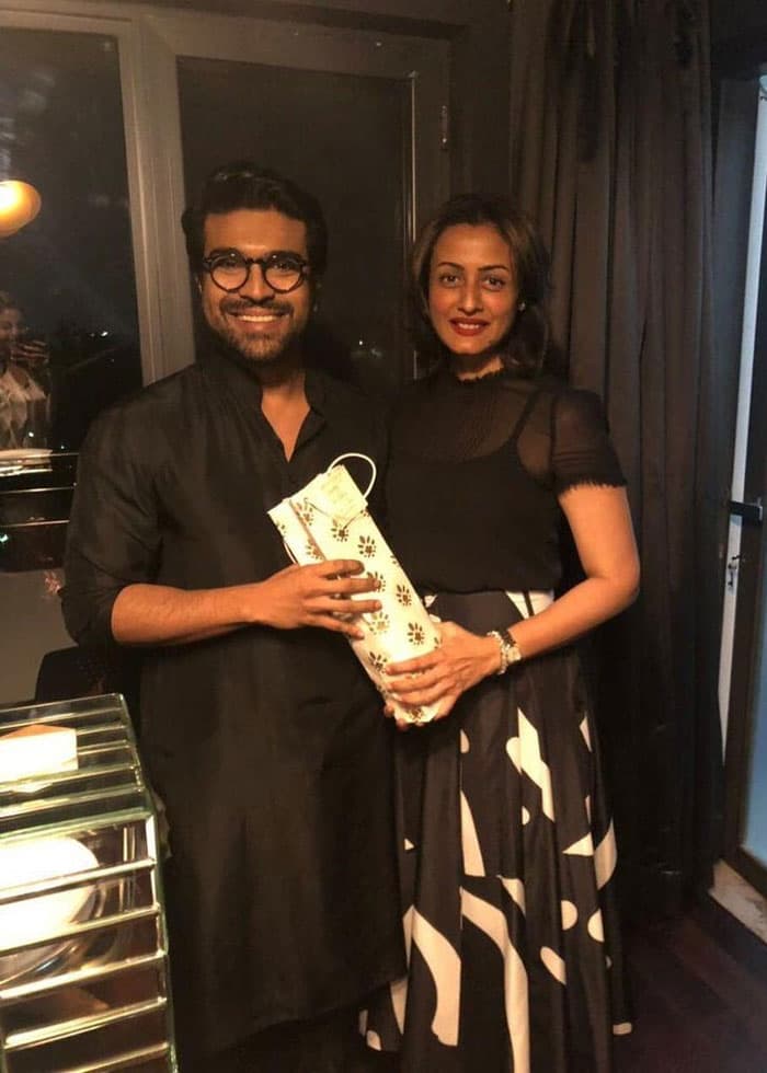 Namratha Wishes to Ram Charan