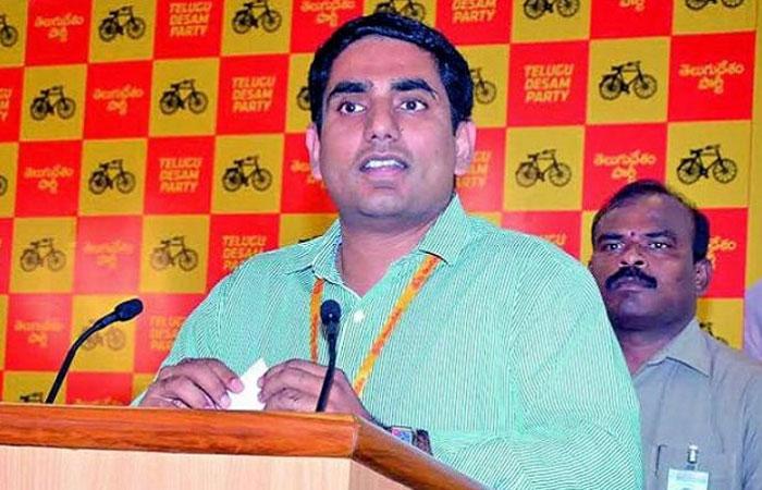 As Usually Lokesh Slips His Tongue!