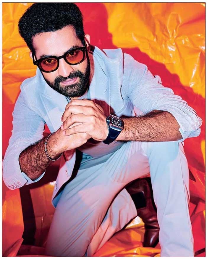 NTR Looks Stylish From UAE goes Viral